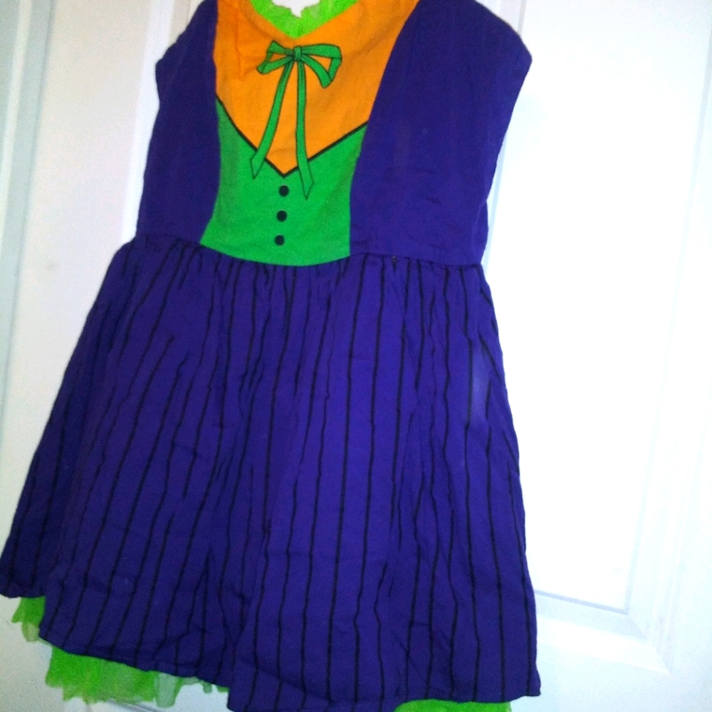 DC comics joker mini dress